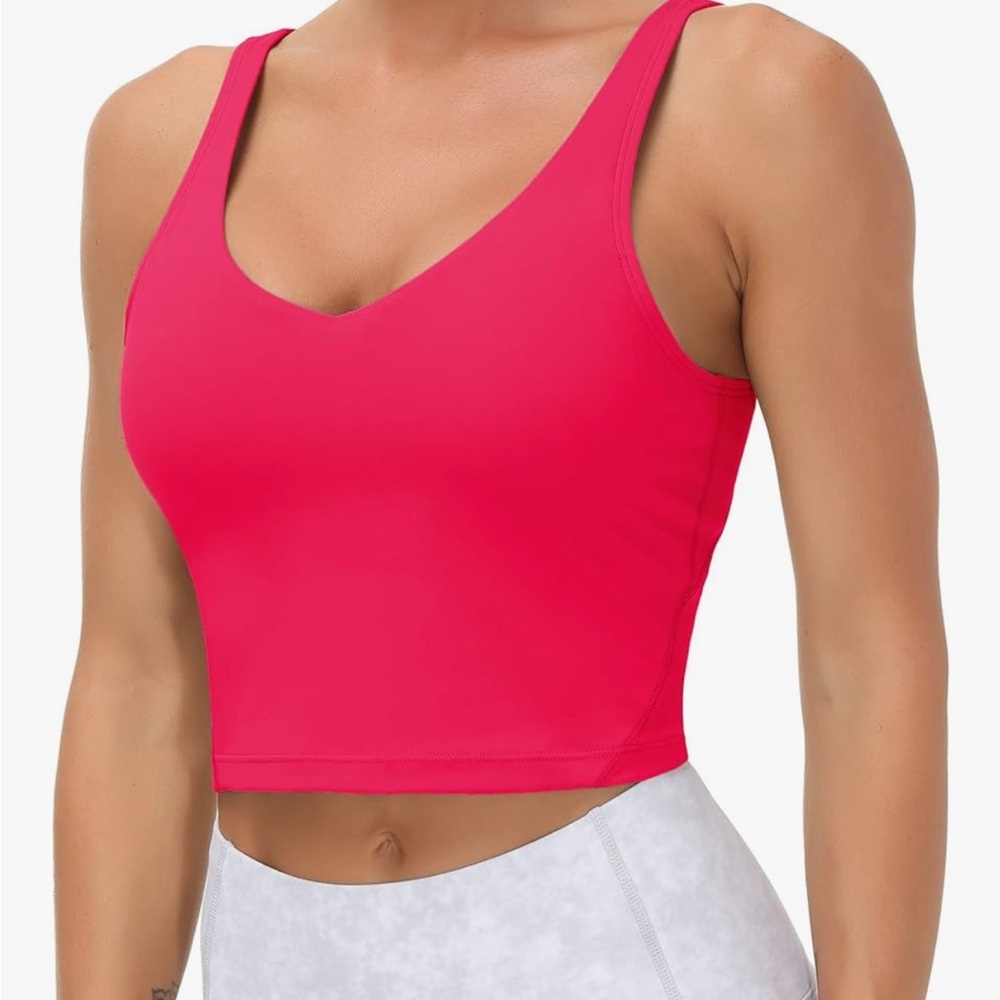 Women's Pink Crop Bra Top